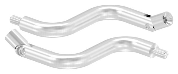 Buegel Edelstahl V2A Ø 14 mm- H 112 mm- B 75 mm- M8-M6 Gewinde- mit Gelenk-88-1150249-240.GL