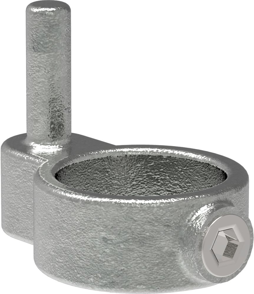 Rohrverbinder - Stellringzapfen - 140 - 26-9 mm - 48-3 mm - 3-4- - 1 1-2- - Feuerverzinkt u. Elektrogalvanisiert-140