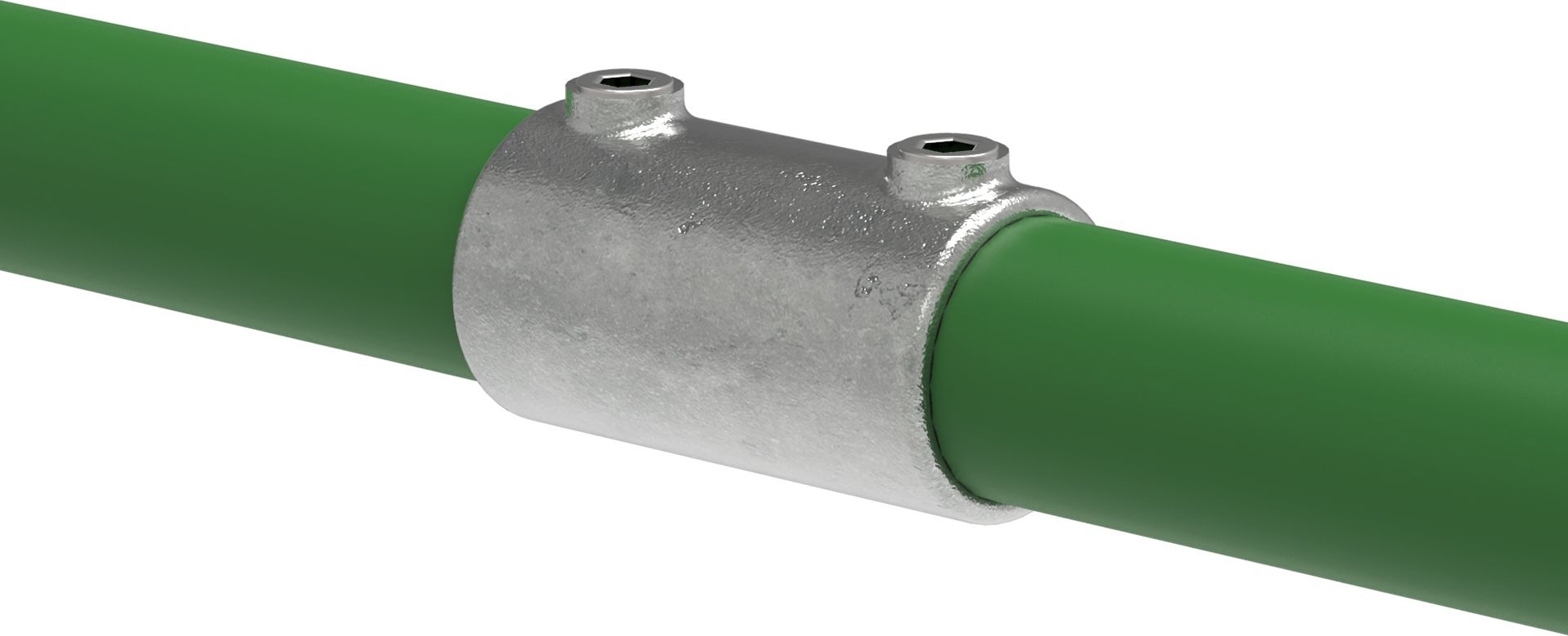 Rohrverbinder Verlaengerungsstueck aussen Ø 26-9 – 60-3 mm - Temperguss verzinkt - 149-149