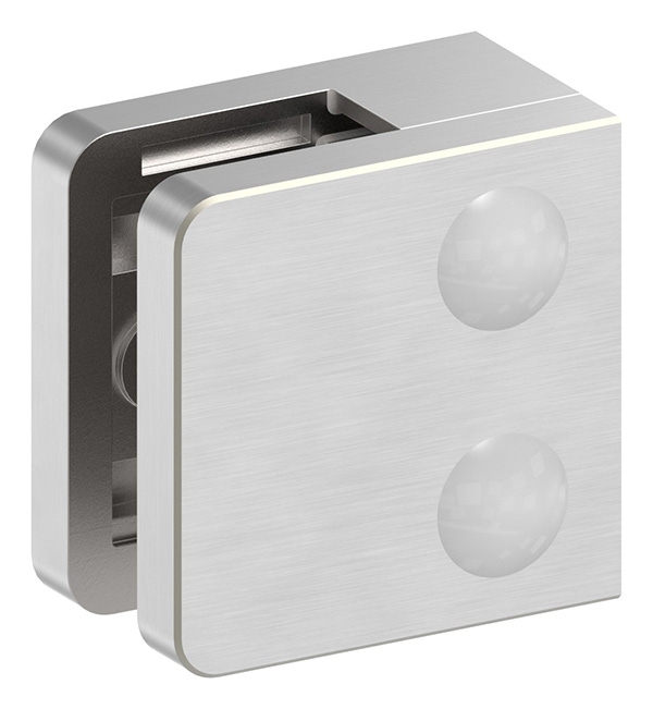 Glasklemme 45x45x26 mm AbZ fuer Anschluss gerade V4A-10-3000.1ABZ