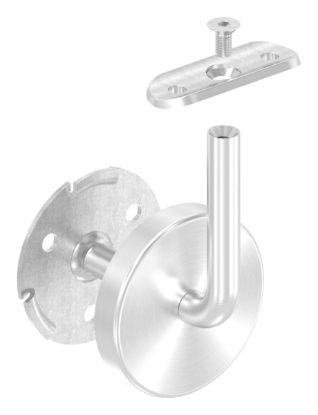 Handlaufhalter mit Halteplatte fuer Ø 42-4 mm V2A-11-2081.4
