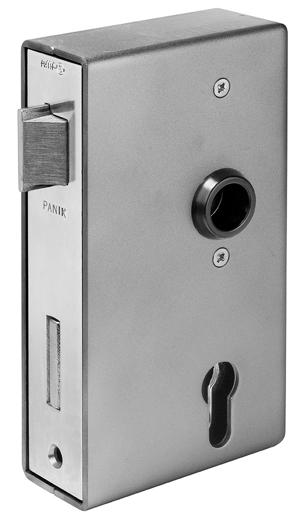 Anti-Panik-Schlosskasten - DIN L - Dorn- 60 mm - Stahl S235JR- roh - AMF Artikel- 14415-30-3345-L.8