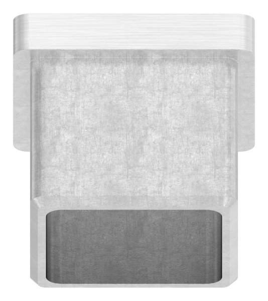 Einsteckkappe V2A Edelstahl fuer Quadratrohr 30x30 mm Wandstaerke 2-0 mm-11-2402.4