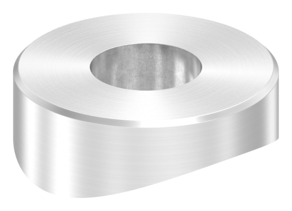 Ausgleichsstueck Edelstahl V4A fuer Rohr Ø 42-4 mm- Ø 25 mm- Bohrung Ø 10-5 mm -ohne Senkung-88-1151314.V4A