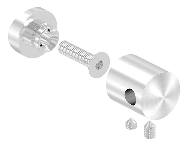 Seilhalter fuer Zwischenpfosten - Fuer Seil Ø 6 mm - Anschluss Ø 42-4 mm - V2A-11-2854.4