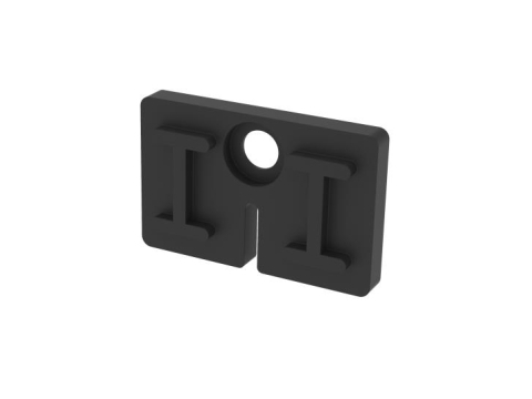 Gummieinlagen fuer Glas-Plattenstaerke 1-5 - 3-5 mm- schwarz – 1 Paar-18-2101S-A.0