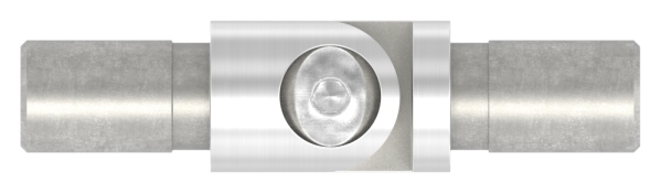Gelenkverbinder V2A fuer Rundrohr 12x1-5 mm verstellbar 0-100° geschliffen K240-88-1150428-240.GL