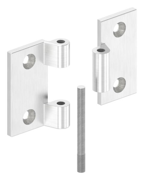 Anschraubscharnier fuer flache Profile- V4A-88-1156520-V4A.00