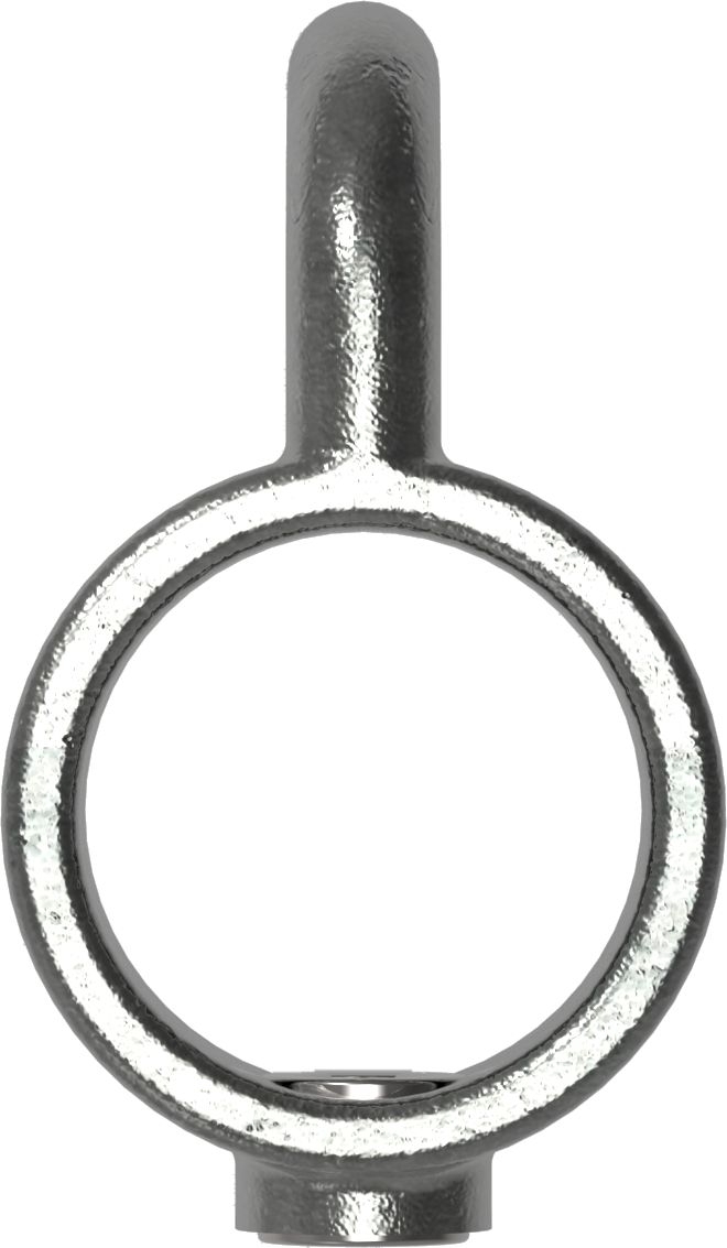 Rohrverbinder - Stellring mit Haken - 182A27 - 26-9 mm - 3-4- - Feuerverzinkt u. Elektrogalvanisiert-182A27