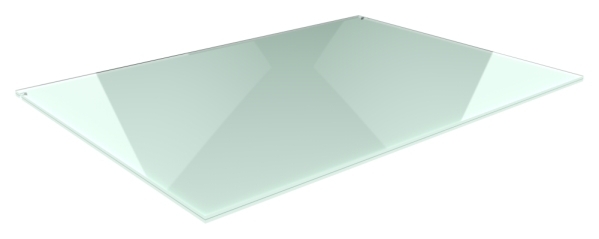 Vordachglas VSG aus 2x8 mm TVG 1400 x 1000 mm mit 1-52 mm PVB-88-11VDE-G17P.1400X1000