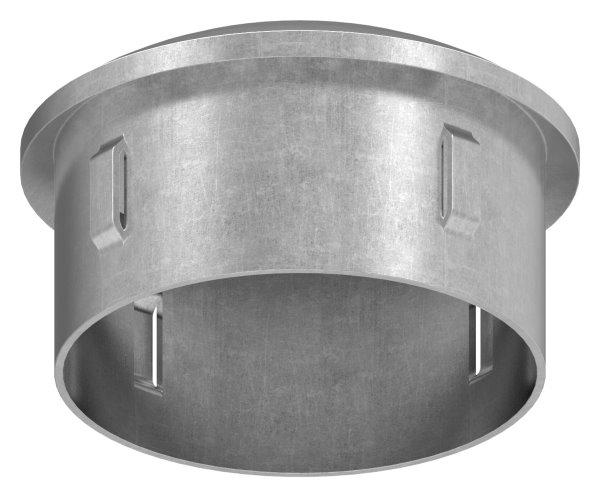Stahlstopfen - leicht gewoelbt - fuer Ø 60-3x2-5-2-9 mm - Stah S235JR- roh-30-2907.8