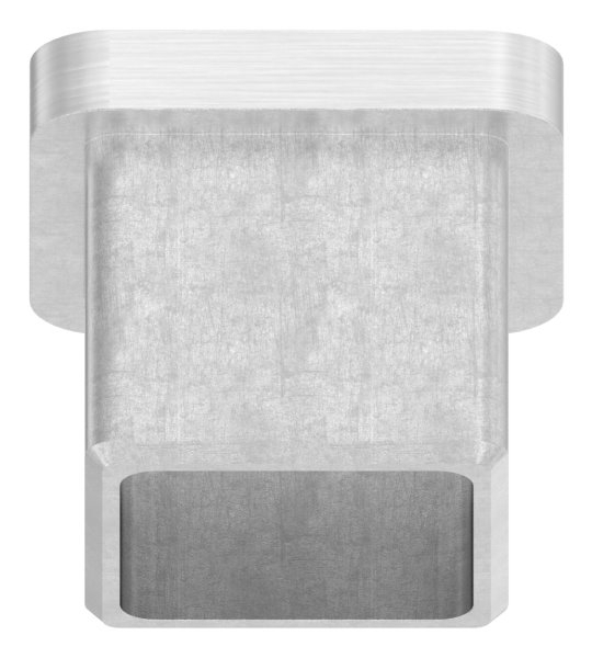 Einsteckkappe V4A Edelstahl fuer Quadratrohr 30x30x3-0 mm mit Gewinde M8-88-11100033030-3.M8