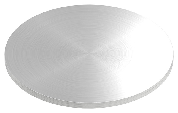 Ronde - Masse- Ø 150x6 mm - mit Rundschliff - V2A-11-2245R.4