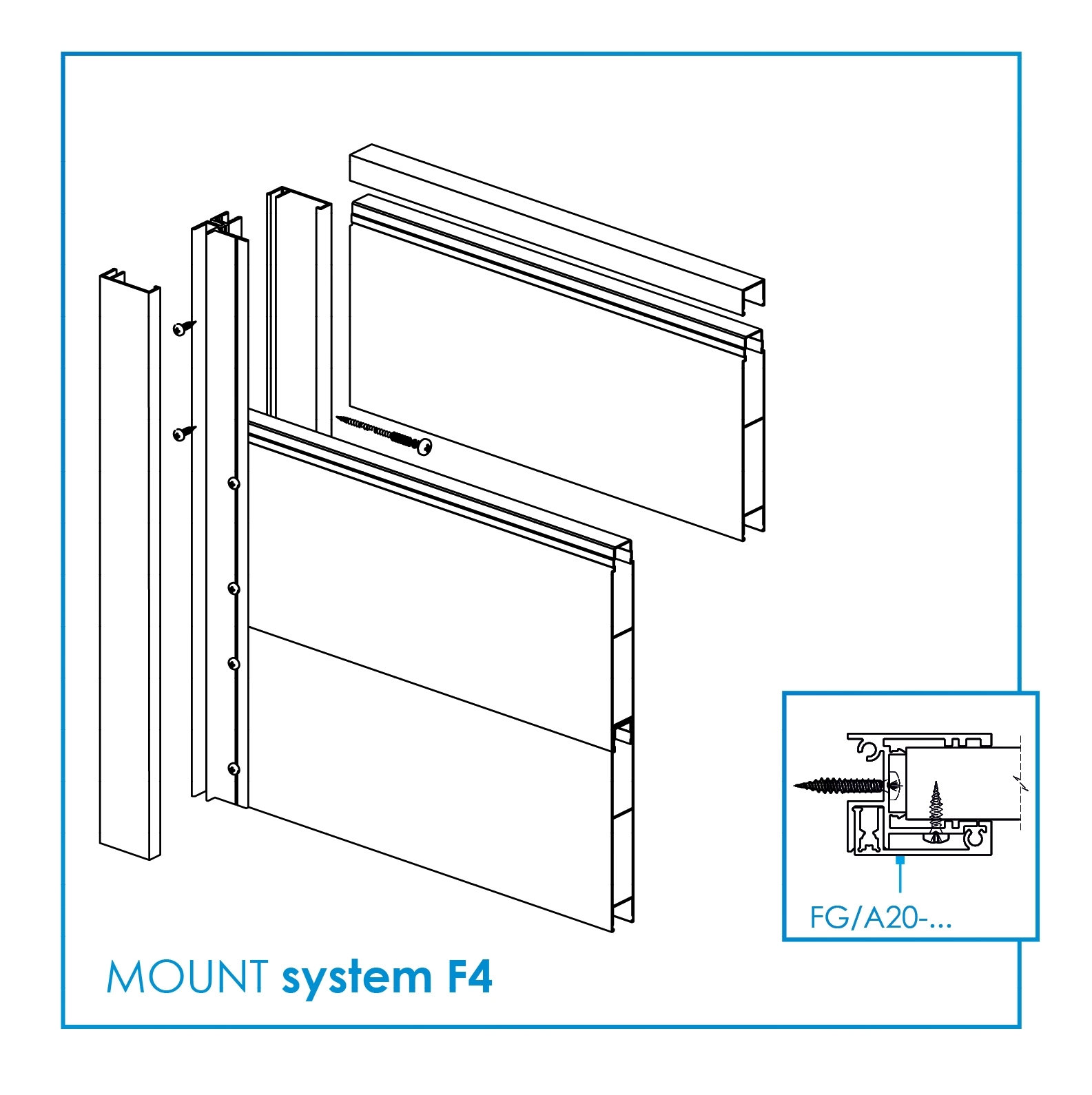 Click-lock Abschlussleiste Aluminium 20x28 mm 6-0 m Anthrazit RAL 7016-89-11FGFC206000R7016-A.4