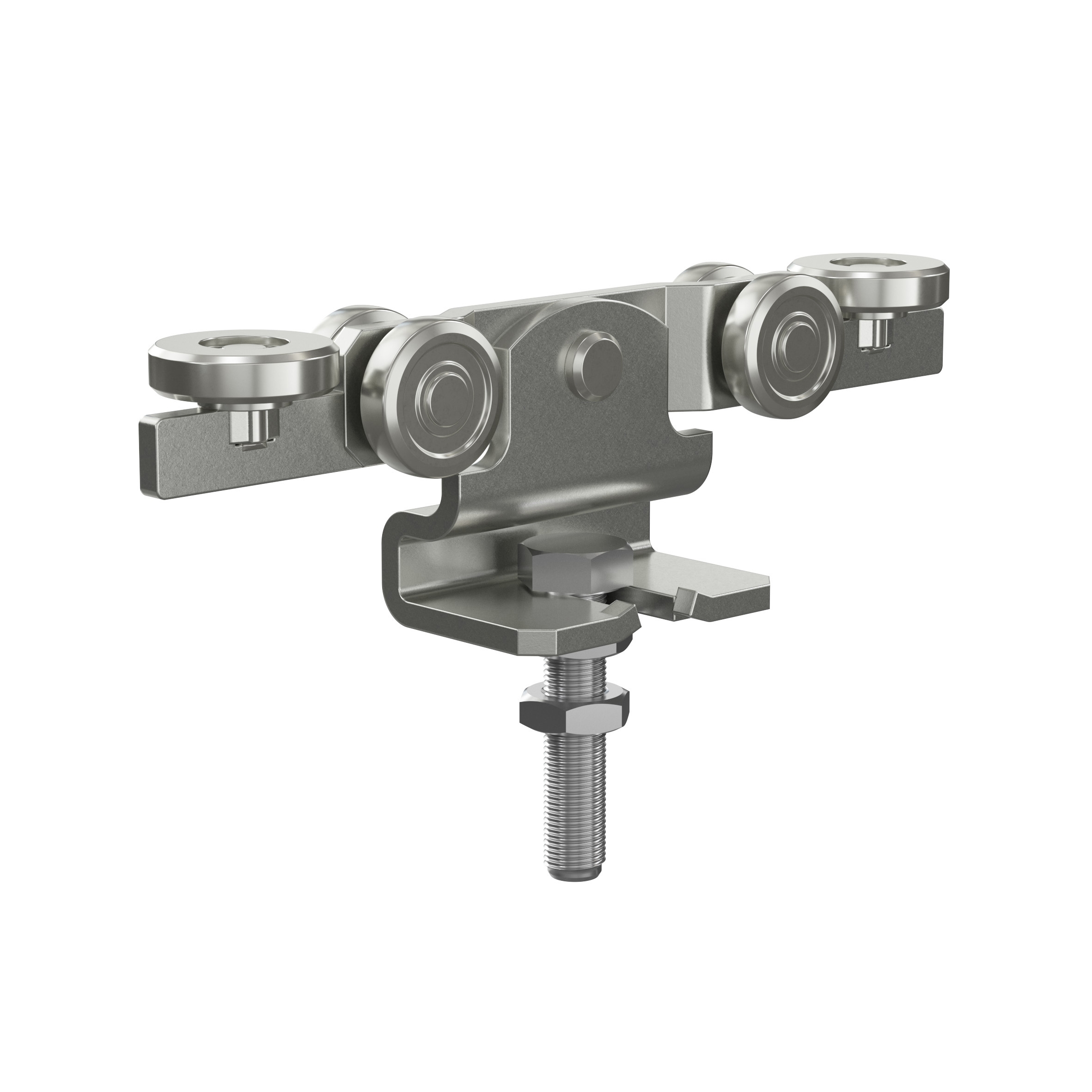 Doppelrolle mit Seitenfuehrung MEA Gr- 4 verzinkt Ø 59 mm 10337916-60-0140.7