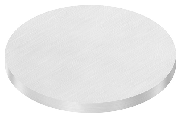 Ronde - Masse- Ø 140x10 mm - mit Laengsschliff - V2A-11-2244-10.4