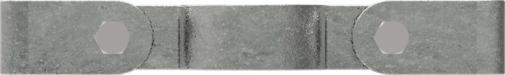 Rohrverbinder Gitterhalter doppelt Ø 26-9 mm -3-4- - Temperguss verzinkt - 171A27-171A27