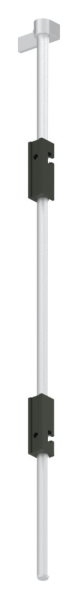 Bodenriegel XL mit zwei Befestigungen- Laenge 1000mm- zum Anschrauben- RAL 6009 tannen gruen-88-1156712-ALU.6009