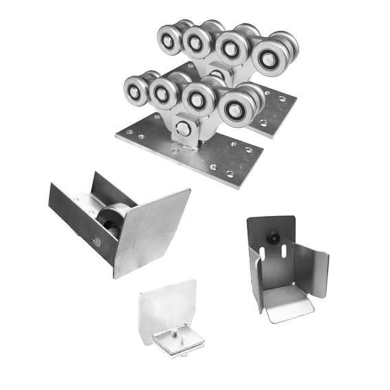 Bodenfuehrung-Set Stahl verzinkt fuer Profil 94 x 85 mm ECO-89-11SV94X85ECO-A.4