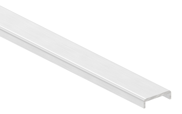 Kantenschutz EXTRA SLIM- fuer Glas 16-00 - 17-52mm- L=3m- Aluminium E4-EV1-88-1180582-ALU.3M