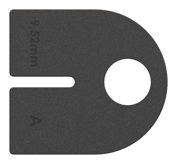 1 Paar Gummis zu Glasklemme 63x45x28 mm AbZ fuer 9-52 mm Glas VSG-10-2295ABZ.0