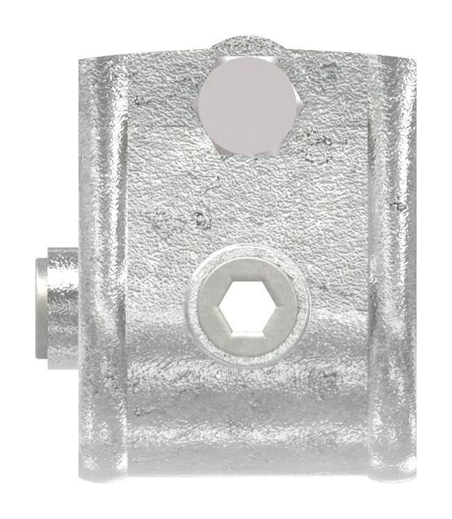 Rohrverbinder T-Stueck offen Ø 33-7 mm -1- - Temperguss verzinkt - 135B34-135B34