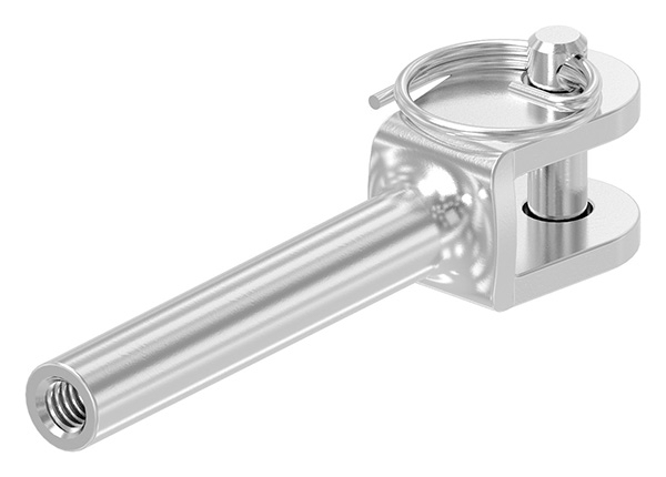 Gabelterminal Edelstahl V4A M4 rechts-88.11100050004