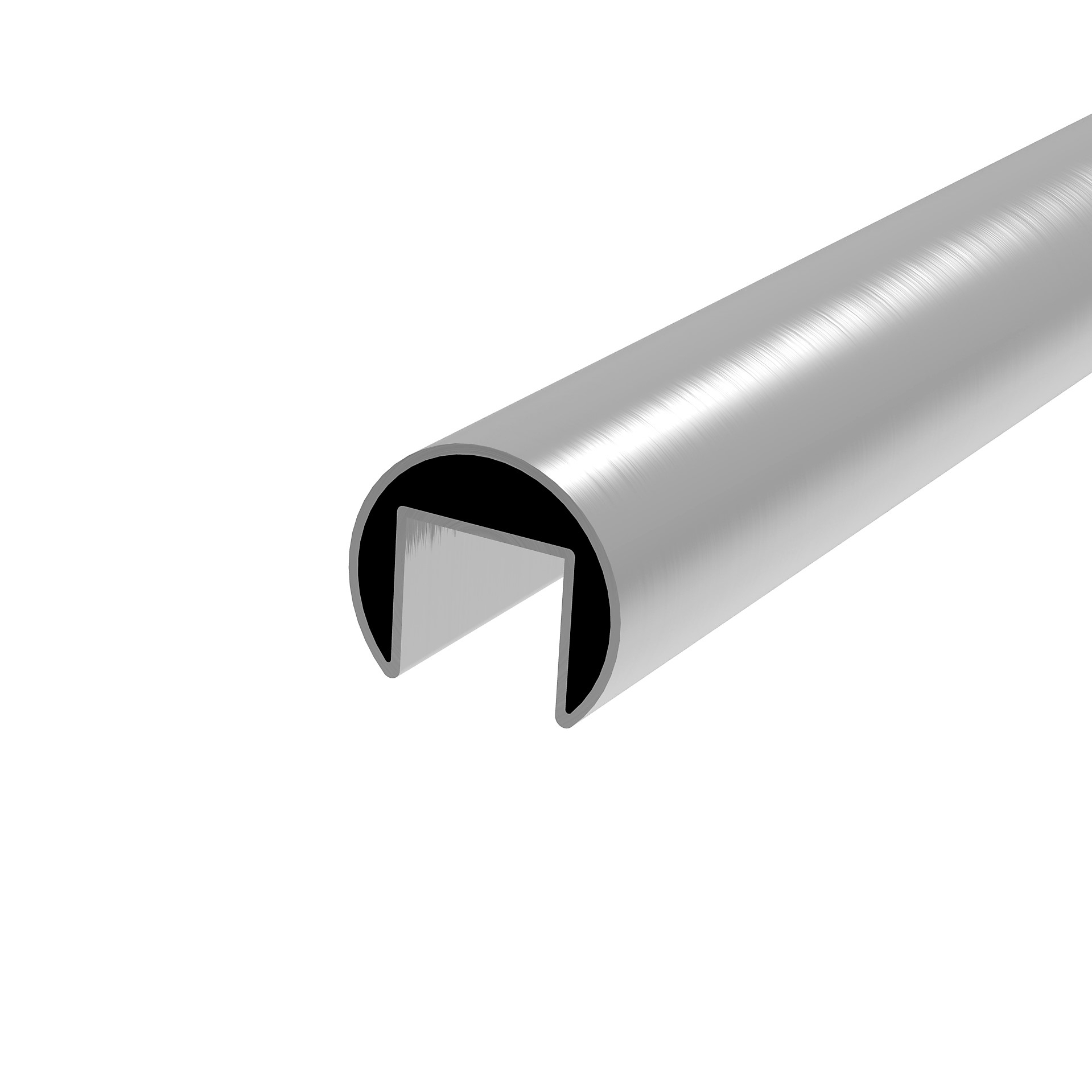 LED-Nutrohr Edelstahl AISI 316 L 5000 mm D 42-4 mm fuer Glasgelaender-89-11A146920042-A.4