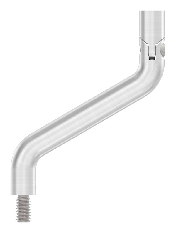 Buegel Edelstahl V2A Ø 14 mm- H 100 mm- Achsabstand 70 mm- mit Gelenk- M8-M6 Gewinde-88-1150472-240.GL