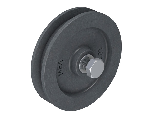 Gussrolle lose Haengetor MEA Grauguss Ø 160 mm bis 350 kg 10330471-60-0013.9