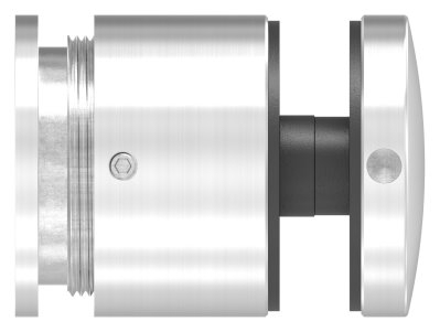 Glaspunkthalter Edelstahl V4A Ø 52 mm Klemmbereich 12-0-25-52 mm flach verstellbar-88-1160250.V4A