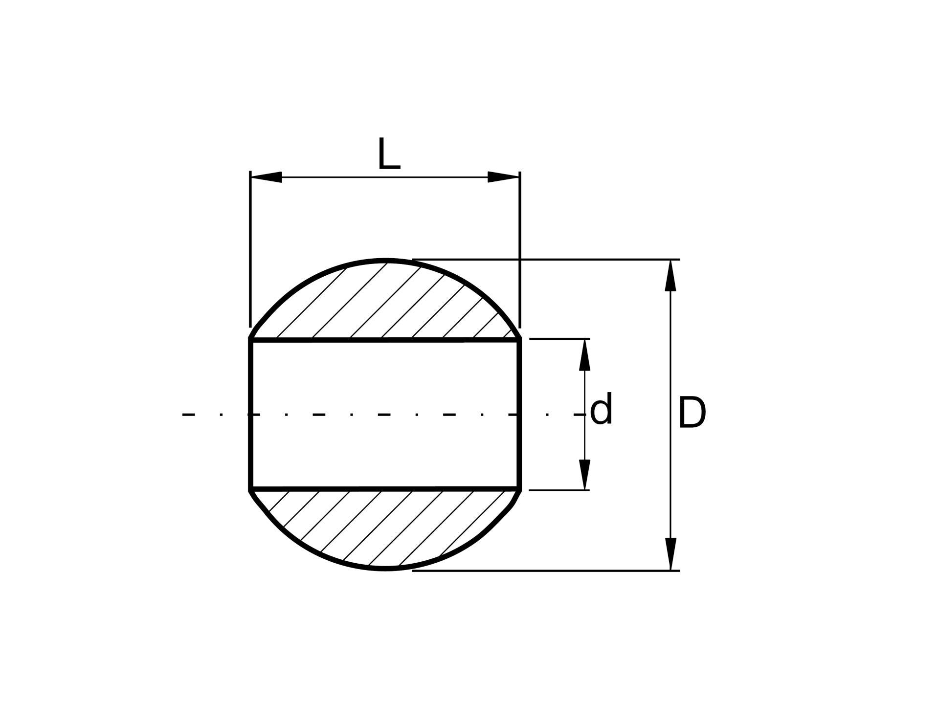 Endkappe Edelstahl AISI 304 Ø 30 mm fuer Fuellstab Ø 14 mm geschliffen-89-11A02243014-A.4