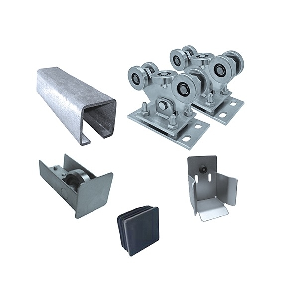 Beschlagset freitragendes Schiebetor Stahl verzinkt fuer Profil 70x70 mm bis 300 kg-89-11SV70X70ZNCLASIC-A.4