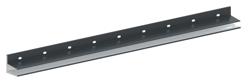 Vordachprofil Aluminium L = 1805 mm pulverbeschichtet RAL 7016-88-11VDE-1800.7016