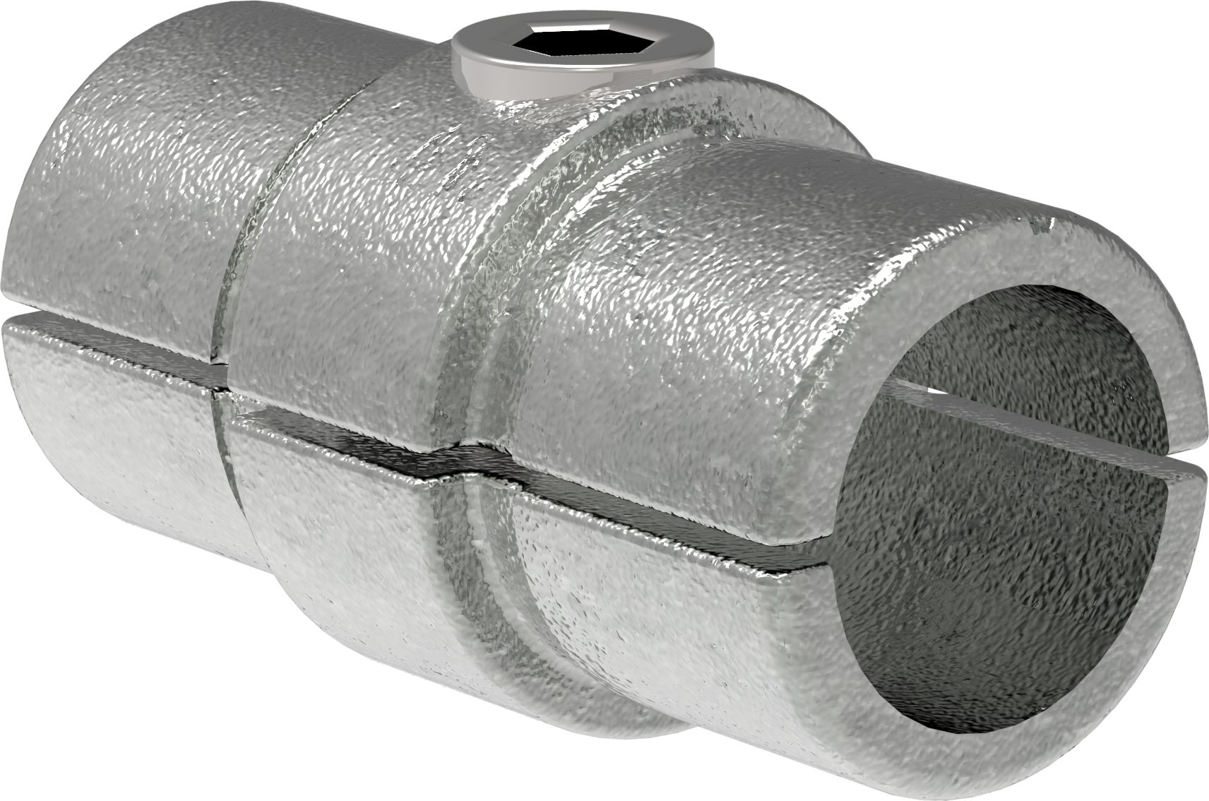 Rohrverbinder - Verbindungsstueck innen - 150A27 - 26-9 mm - 3-4- - Feuerverzinkt u. Elektrogalvanisiert-150A27