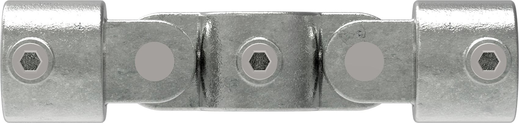 Rohrverbinder Gelenkstueck doppelt 180° Ø 26-9 mm -3-4- - Temperguss verzinkt - 167A27-167A27