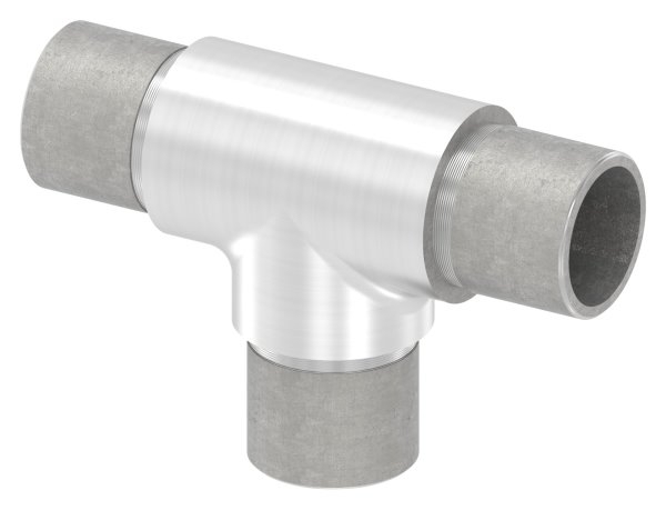 T-Stueck mit gleichen Abgaengen fuer Rundrohr Ø 26-9x2-0 mm V4A-11-3675.1