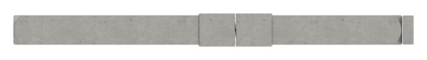 Drueckerstift Edelstahl V2A 8x8 mm auf 9x9 mm L = 105 mm geteilt fuer Anti-Panikschloss-88.118075