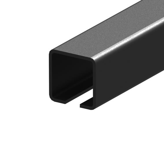 Laufschiene Stahl roh 80 x 80 x 5 mm L=6000 mm fuer freitragende Schiebetore-89-11H0280X80FE6000-A.4