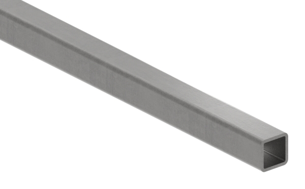 Quadratrohr - Masse- 20x20x2 mm - Laenge- 6000 mm - Stahl S235JR- roh-30-2126.8