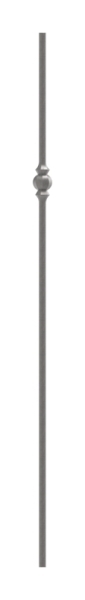 Zwischenstab - Laenge- 900 mm - Material- 14 mm - rund- gehaemmert - Stahl S235JR- roh-30-1110.8