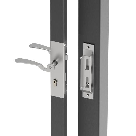 Einsteckschloss-Set Stahl 60 x 40 mm verzinkt-89-11BR60X40SET-A.4