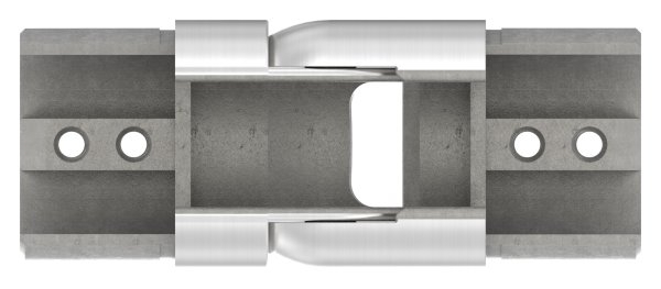Verbinder flexibel - aufwaerts 25-55° - fuer Nutrohr Ø 48-3 mm - V2A-12-2308.4