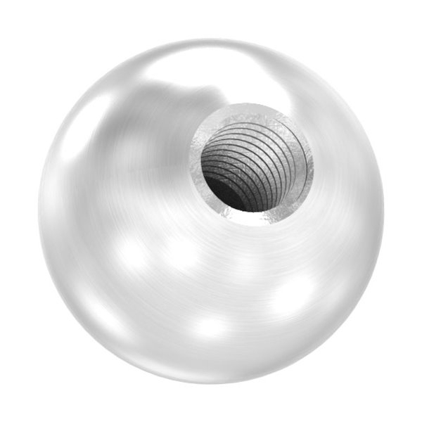 Vollkugel - Ø 15 mm - mit Gewinde M5 - V2A-11-4000.4