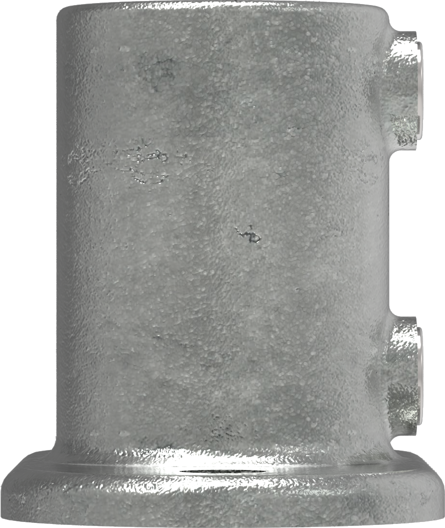 Rohrverbinder - Fussplatte oval - 132A27 - 26-9 mm - 3-4- - Feuerverzinkt u. Elektrogalvanisiert-132A27