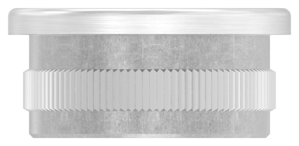 Einsteckkappe V4A Ø 33-7x2-0 mm- flach- zum Einschlagen-11-5400.1