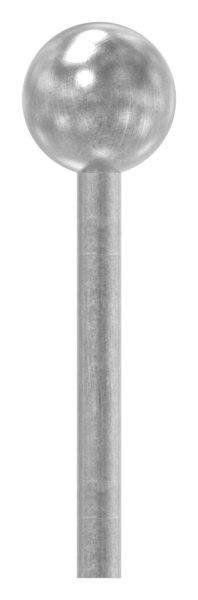 Kugelkopfbolzen Ø 5-5-19 mm - Stahl S235JR- roh-30-2713.8