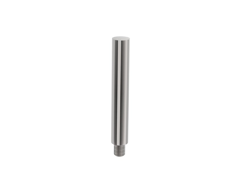 Edelstahl Traegerstift Ø 12 x 75 mm - M8x10 - zum Anschweissen -V2A-11-2153-A.4