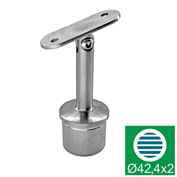 Handlaufhalter Edelstahl AISI 304 fuer flachen Handlauf verstellbar-89-11A0718200B-A.4