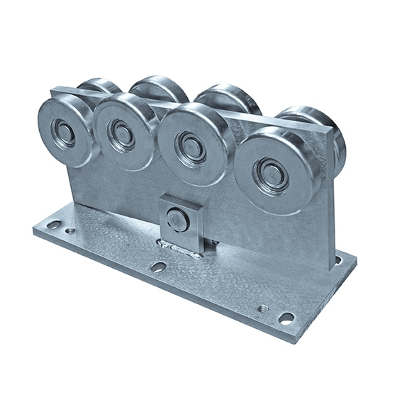 Laufwagen 8-raedrig Stahl verzinkt fuer C-Profil 136 x 142 mm-89-11H34B4136X142-A.4